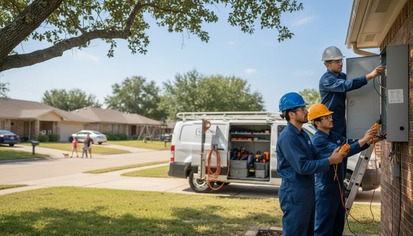 Certified electrician providing emergency electrical services in Hollandale, MN